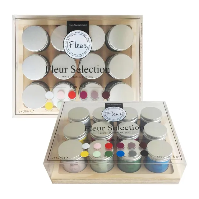 fleur-kit-select-fine-art-acrylfarbe-12x50ml-trend-set image 1
