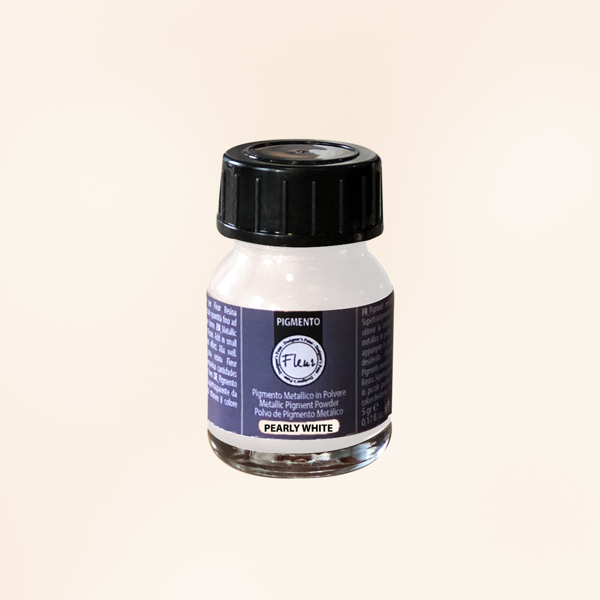 fleur-super-clear-resin-pigment-pearly-white-5g-metallic image 1