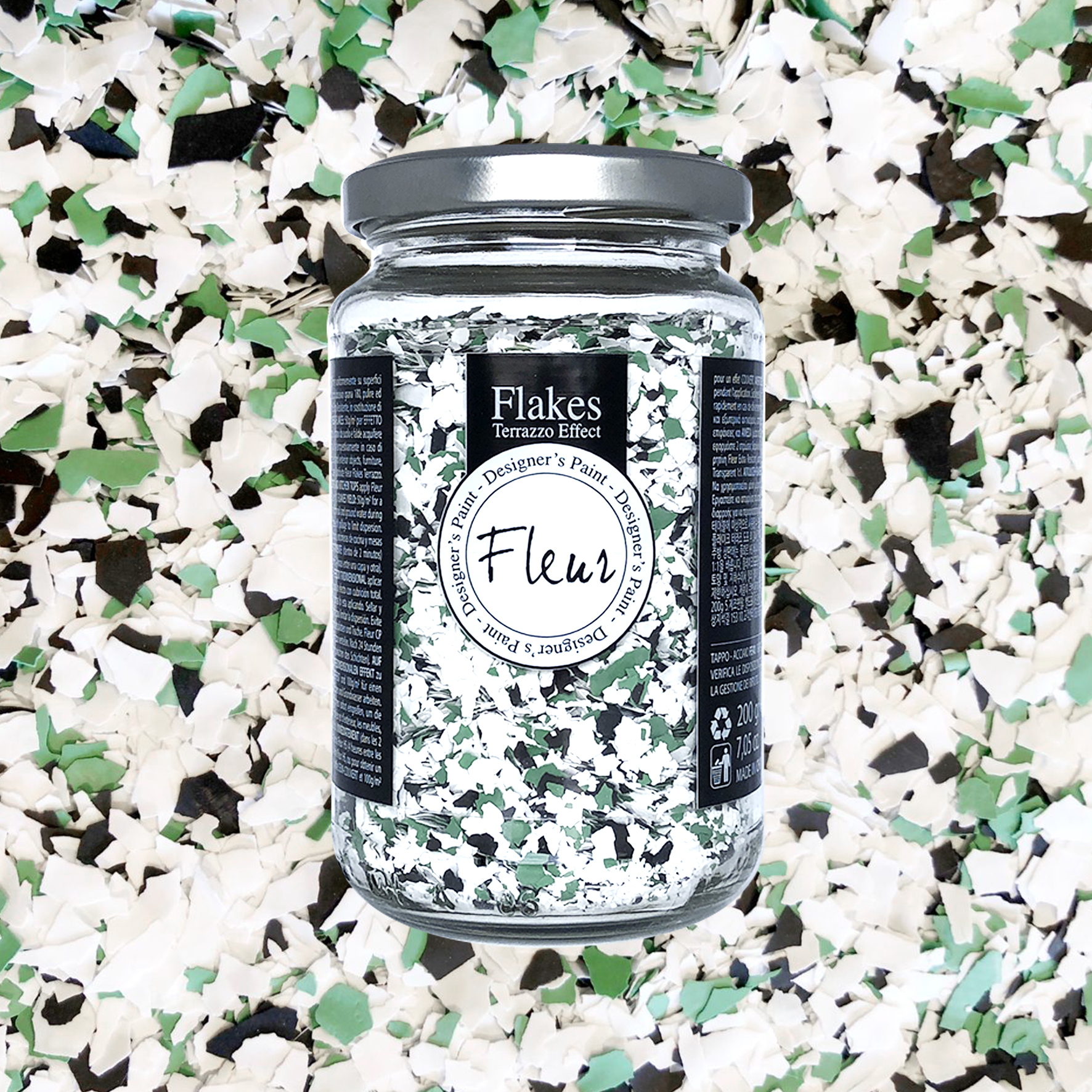 fleur-flakes-green-jasper-terrazzo-deko-flakes image 2