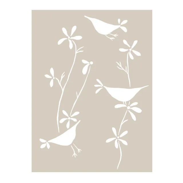 fleur-hand-painted-collection-birds-singing-m-beldekor-a4 image 1