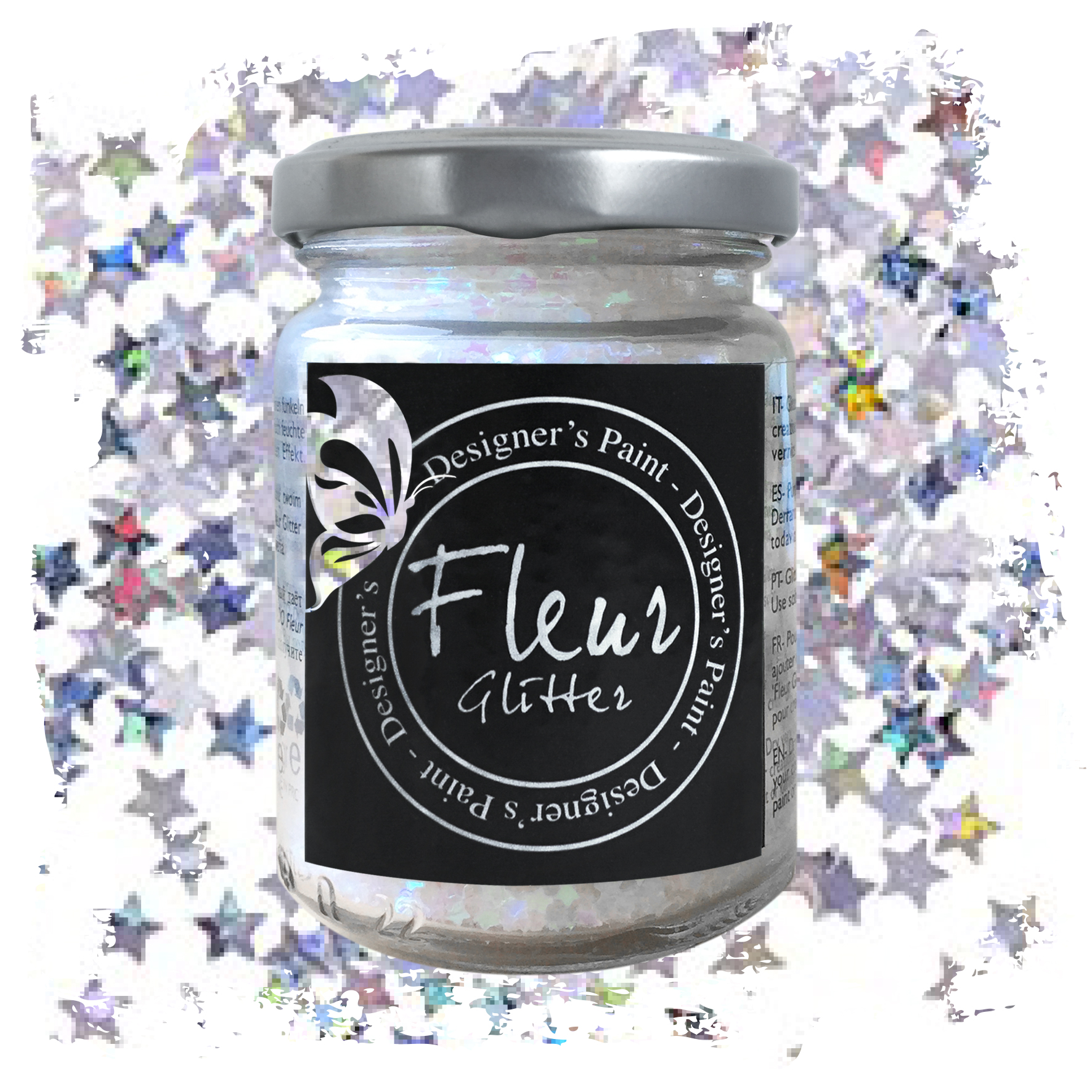 fleur-powder-glitter-star-white-rainbow-glitterpulver-wei image 2