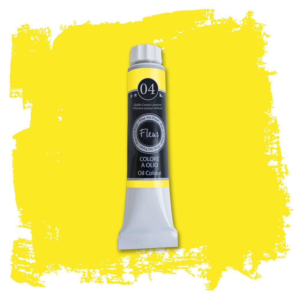 fleur-oil-colours-lfarbe-giallo-cromo-limone-zitronengelb image 2