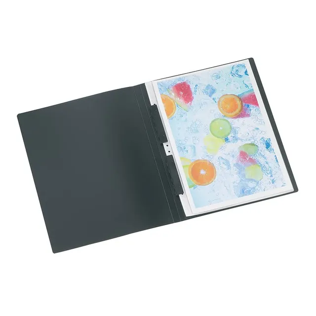 ecobra-sichtbuch-din-a3-10-h-llen-pp-schwarz-erweiterbar image 1