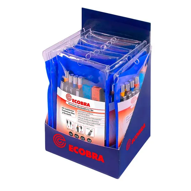 ecobra-feinminen-druckstift-4er-set-0-3-0-9mm-minen-display image 1