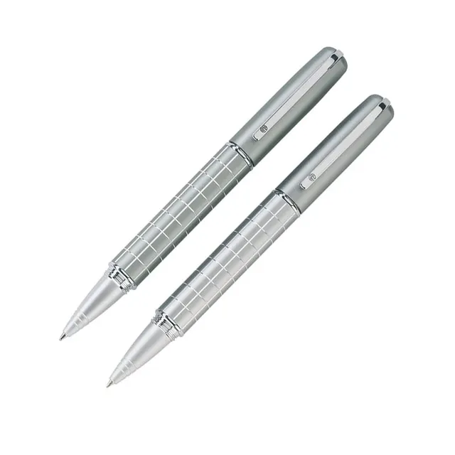 ecobra-cityline-milano-753400-kugelschreiber-metall-matt-silbergrau-etui image 1