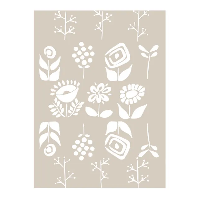 fleur-hand-painted-collection-flowers-transferfolie-a4-blumen image 1