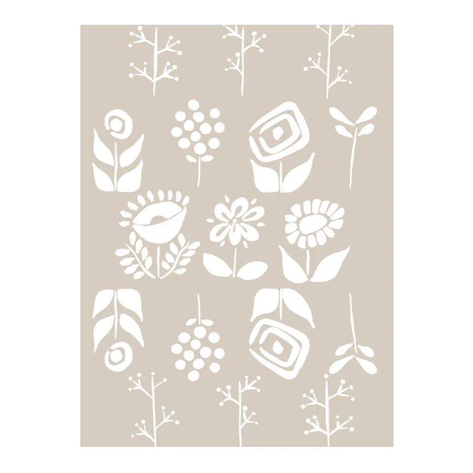 fleur-hand-painted-collection-flowers-transferfolie-a4-blumen image 1