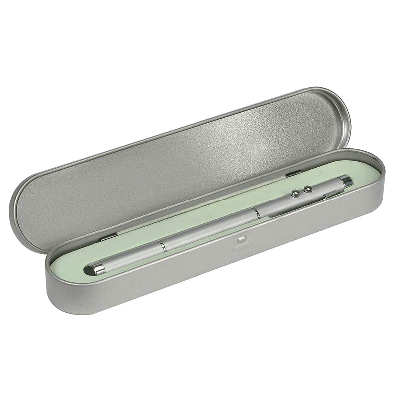 ecobra-4-in-1-laserpointer-mit-touch-pen-und-kugelschreiber-silber image 3