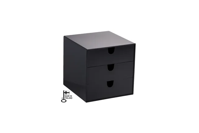 palaset-palalipas-schubladenbox-schwarz-stapelbar image 1