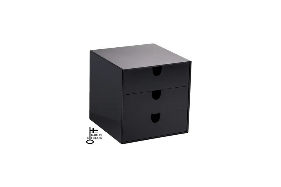 palaset-palalipas-schubladenbox-schwarz-stapelbar image 1