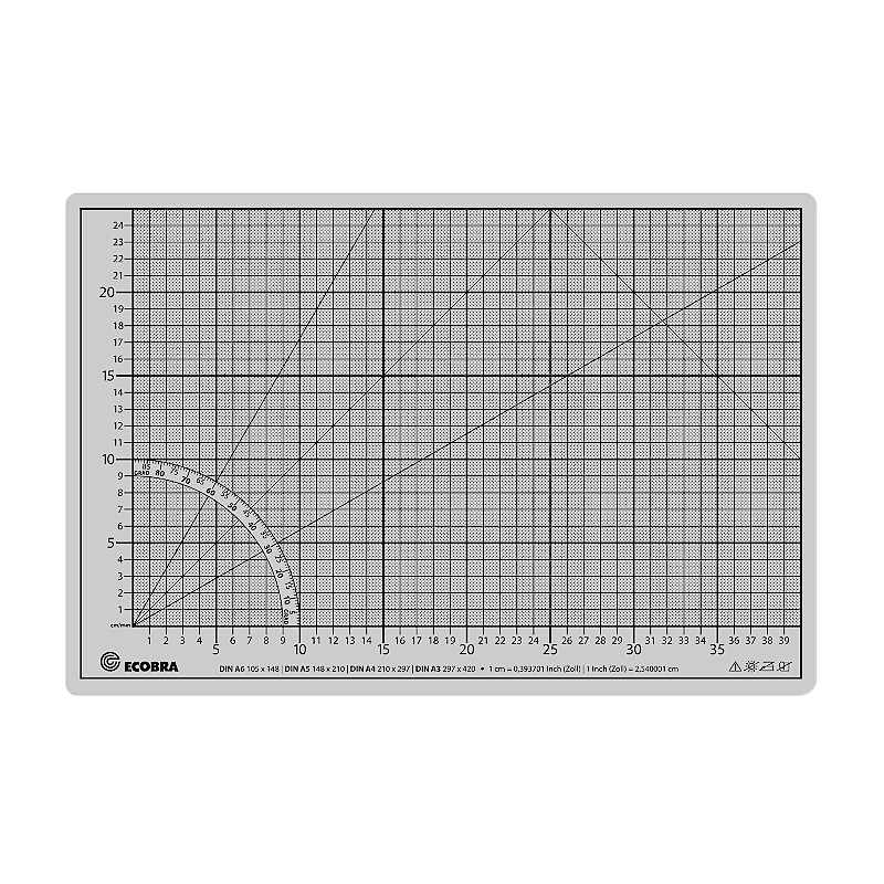 ecobra-cutting-mat-transparent-45x30-cm-selbstheilend image 2