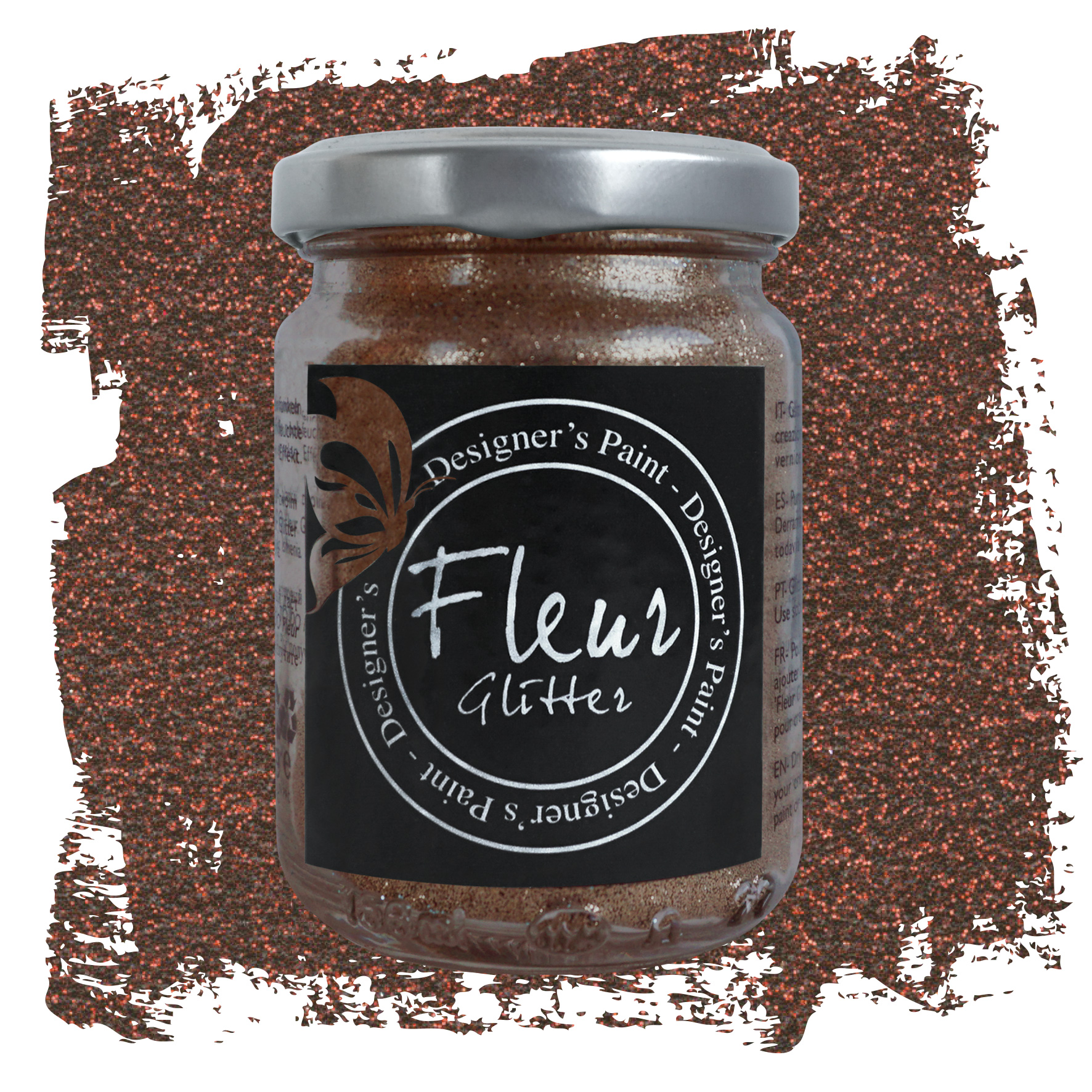 fleur-powder-glitter-glitzerpulver-coffee-braun-fein image 2