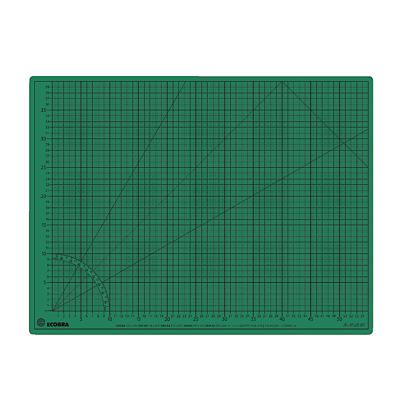 ecobra-twin-schneidematte-30x22-cm-gr-n-schwarz-selbstheilend image 4