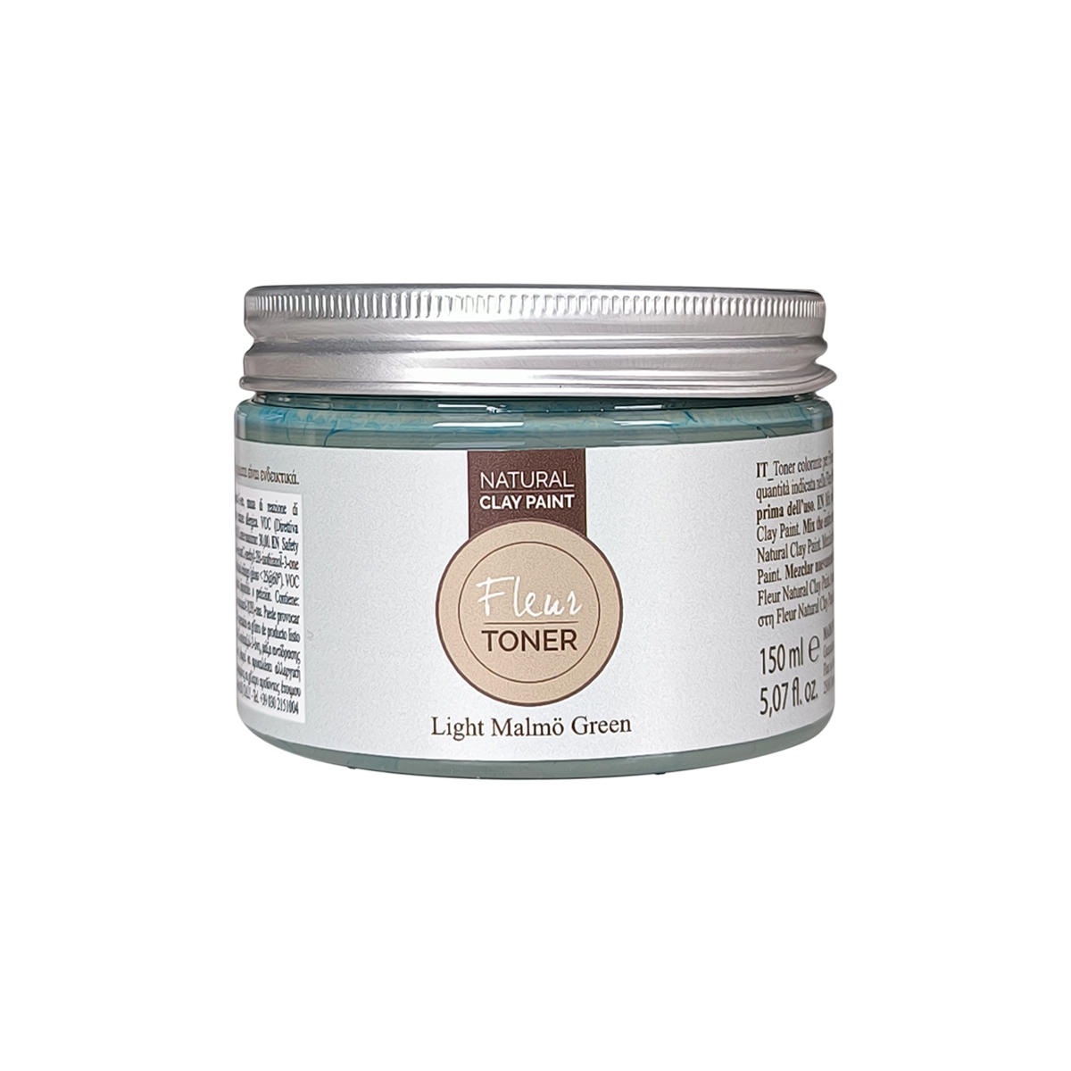 fleur-natural-clay-paint-toner-light-malm-green-lehmfarbe image 2