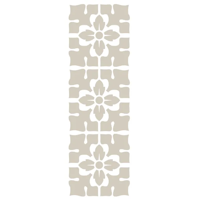 fleur-cement-tile-grandma-s-kitchen-schablone-18x50-cm image 1