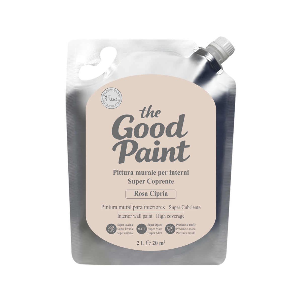 fleur-the-good-paint-rosa-cipria-wandfarbe-2-liter-matt image 2