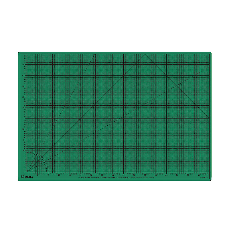 ecobra-profi-cutting-mat-schneidematte-60x45-gr-n-selbstheilend image 8