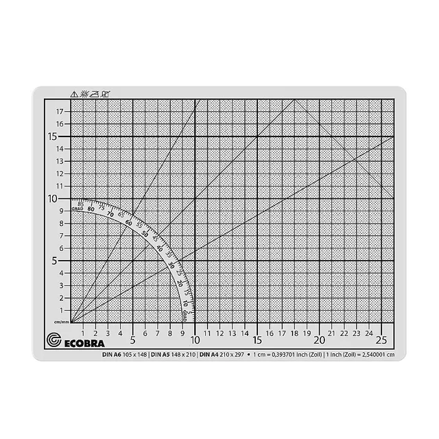ecobra-cutting-mat-transparent-45x30-cm-selbstheilend image 1