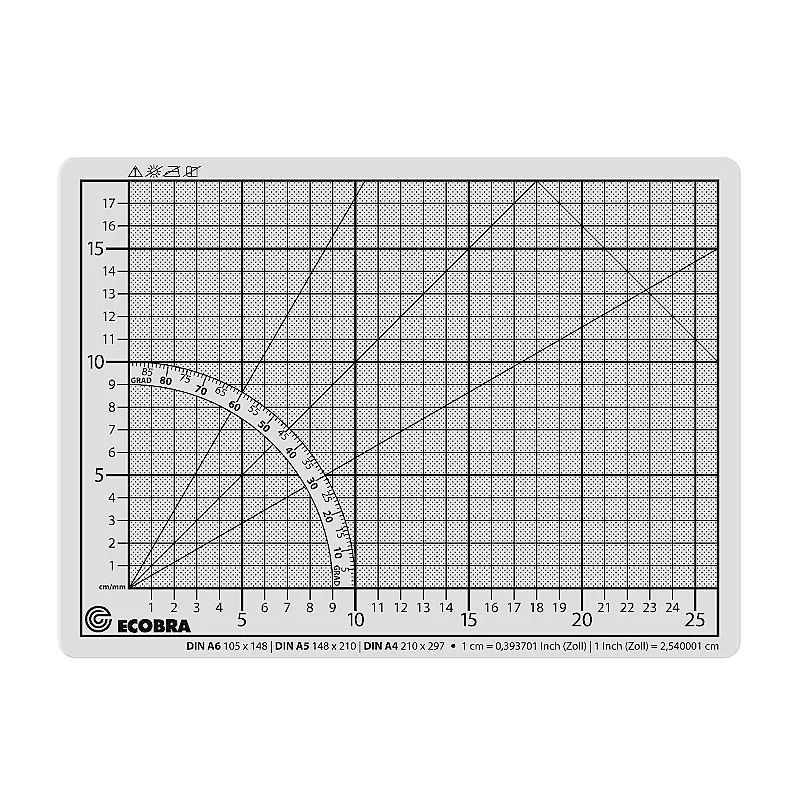 ecobra-cutting-mat-transparent-45x30-cm-selbstheilend image 1