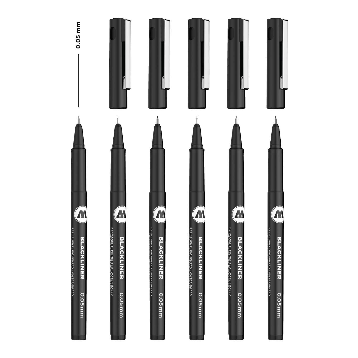 molotow-blackliner-fineliner-chisel-6er-schwarz image 7