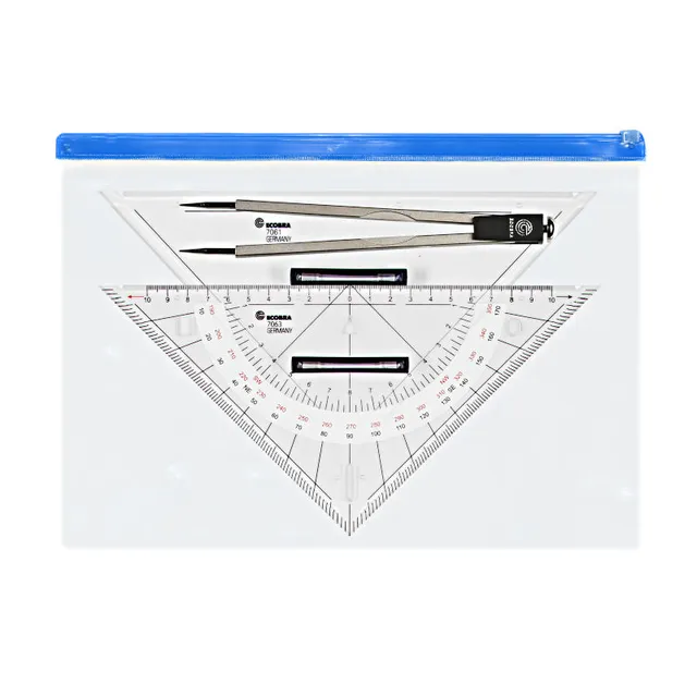 ecobra-ausbildungs-set-marinezirkel-7047-mit-dreiecken image 1